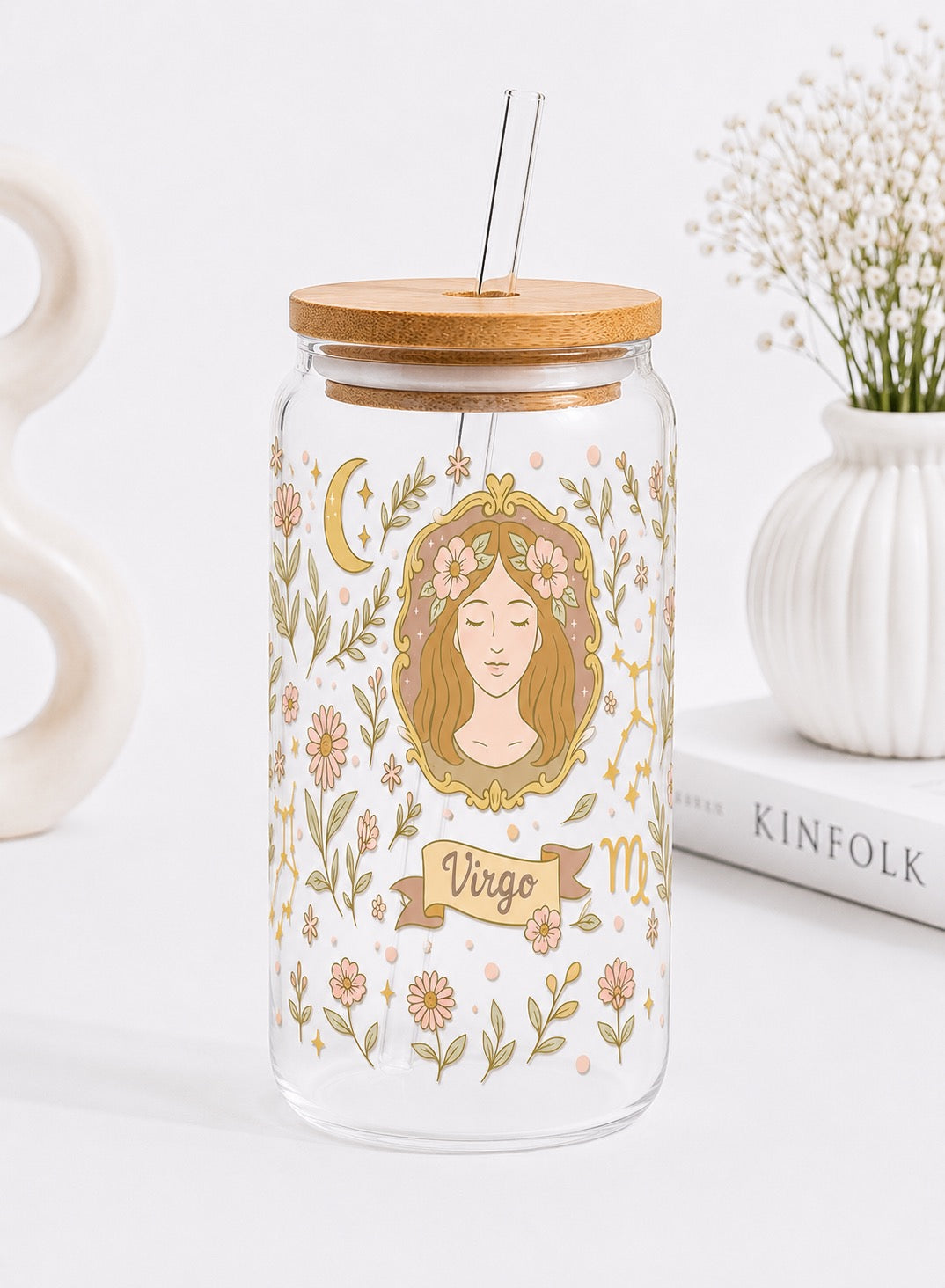 Coquette Virgo Trinkglas – Sternzeichen Jungfrau | 16 oz
