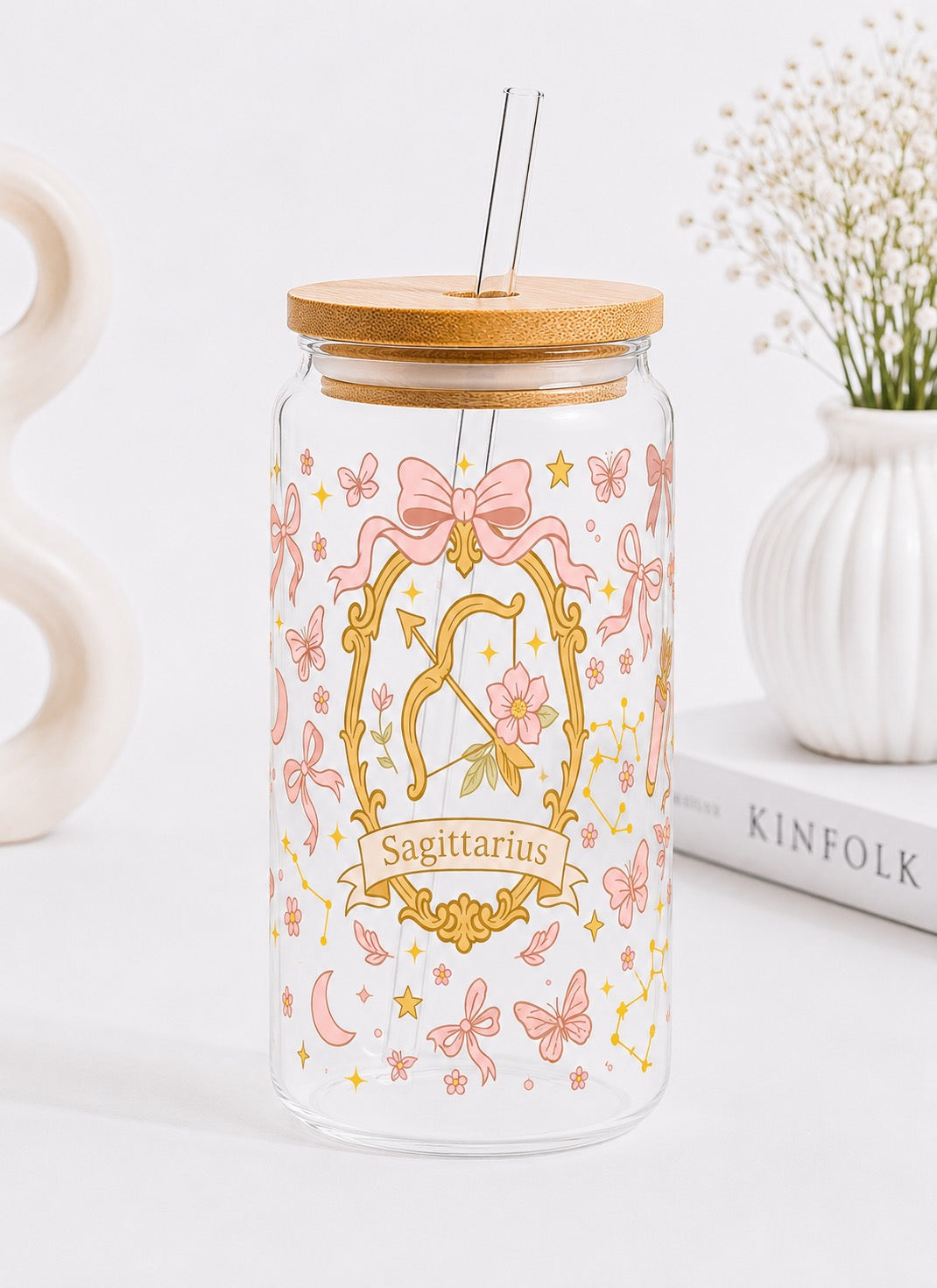 Coquette Sagittarius Trinkglas – Sternzeichen Schütze | 16 oz