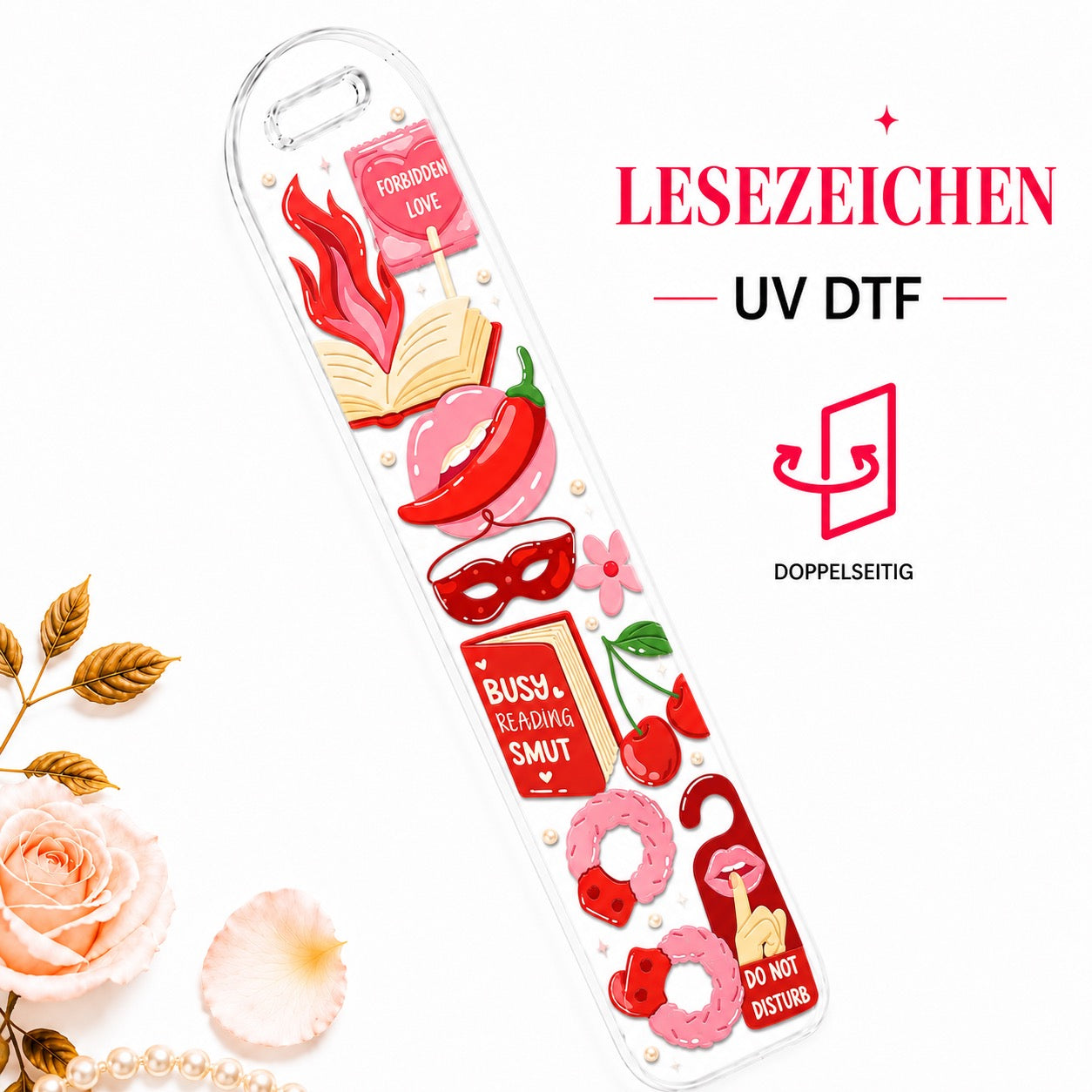 Busy Reading Smut Bookmark - UV-DTF