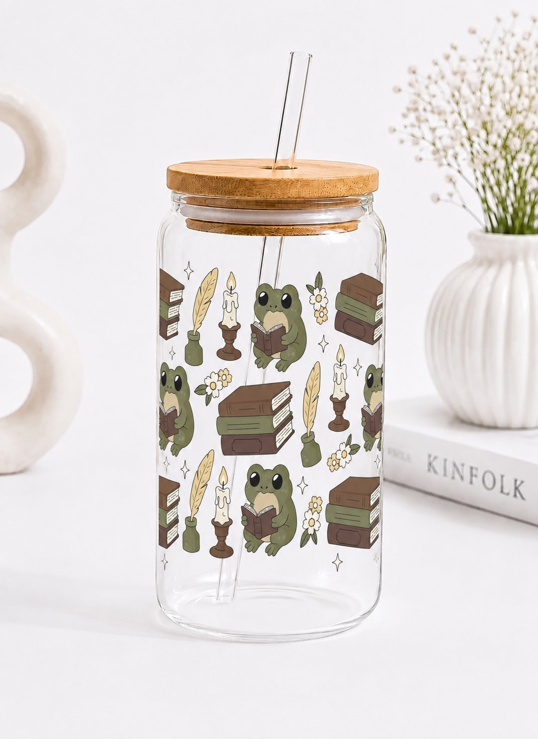 Froggy Book – Reading Set | Glas & Lesezeichen