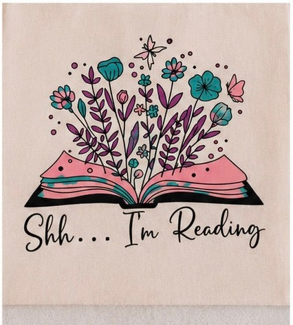 📖 Shh... I'm Reading – Book Lover Tote Bag