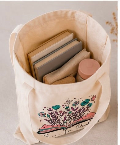 📖 Shh... I'm Reading – Book Lover Tote Bag