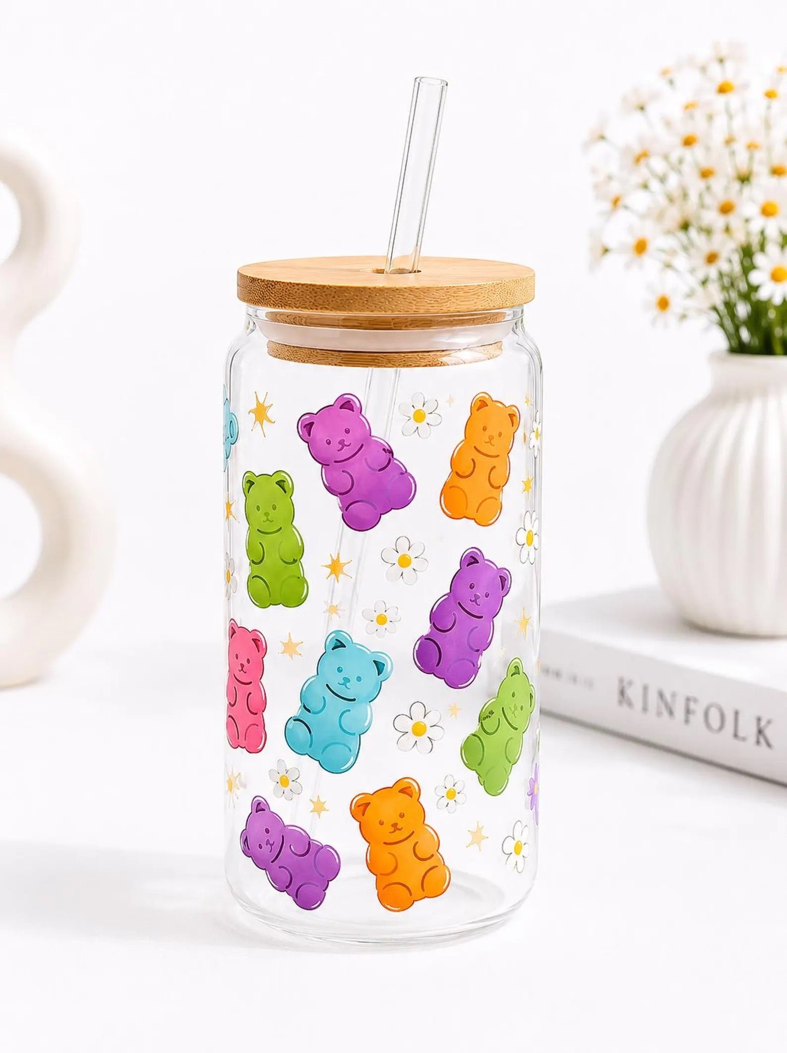 Candy Bear Trinkglas 🍬🧸 | 16 oz