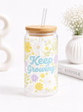 Keep Growing Trinkglas 🌼✨ | 16 oz