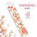 Cozy Autumn Reading Bookmark – UV DTF 🍂📖