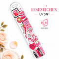 Slow Burn Girlie Bookmark - UV-DTF 🎀📚☕