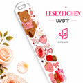 Sweet Bear Bookmark - UV-DTF 🧸🍓🎀