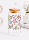 Secret Bookish Garden Trinkglas | 16 oz