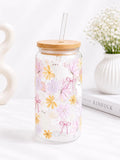 White Cat & Butterfly Trinkglas🐱🦋 | 16 oz