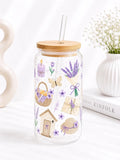 Lavender Picnic Field Trinkglas 💜 | 16 oz