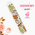 Cozy Fall Mushroom Bookmark - UV-DTF