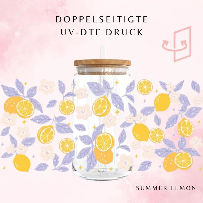 Summer Lemon Trinkglas | 16 oz 🍋