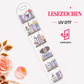 Romantasy Bookshelf Bookmark - UV-DTF