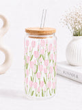 Pastell Tulip Trinkglas 🌷🌸 | 16 oz