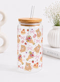 Strawberry & Bear Trinkglas | 16 oz 🧸🍓