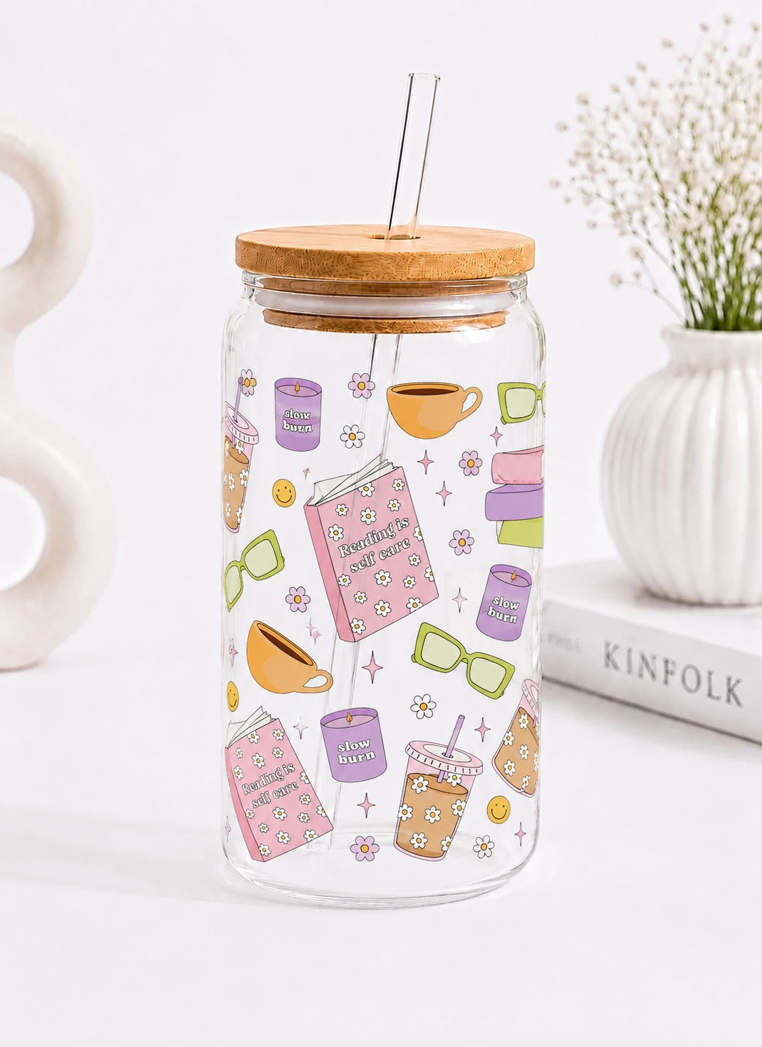 Reading Is Self Care Trinkglas | 16 oz Pre-Order