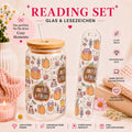 Halloween Ghost Bookshelf – Reading Set | Glas & Lesezeichen