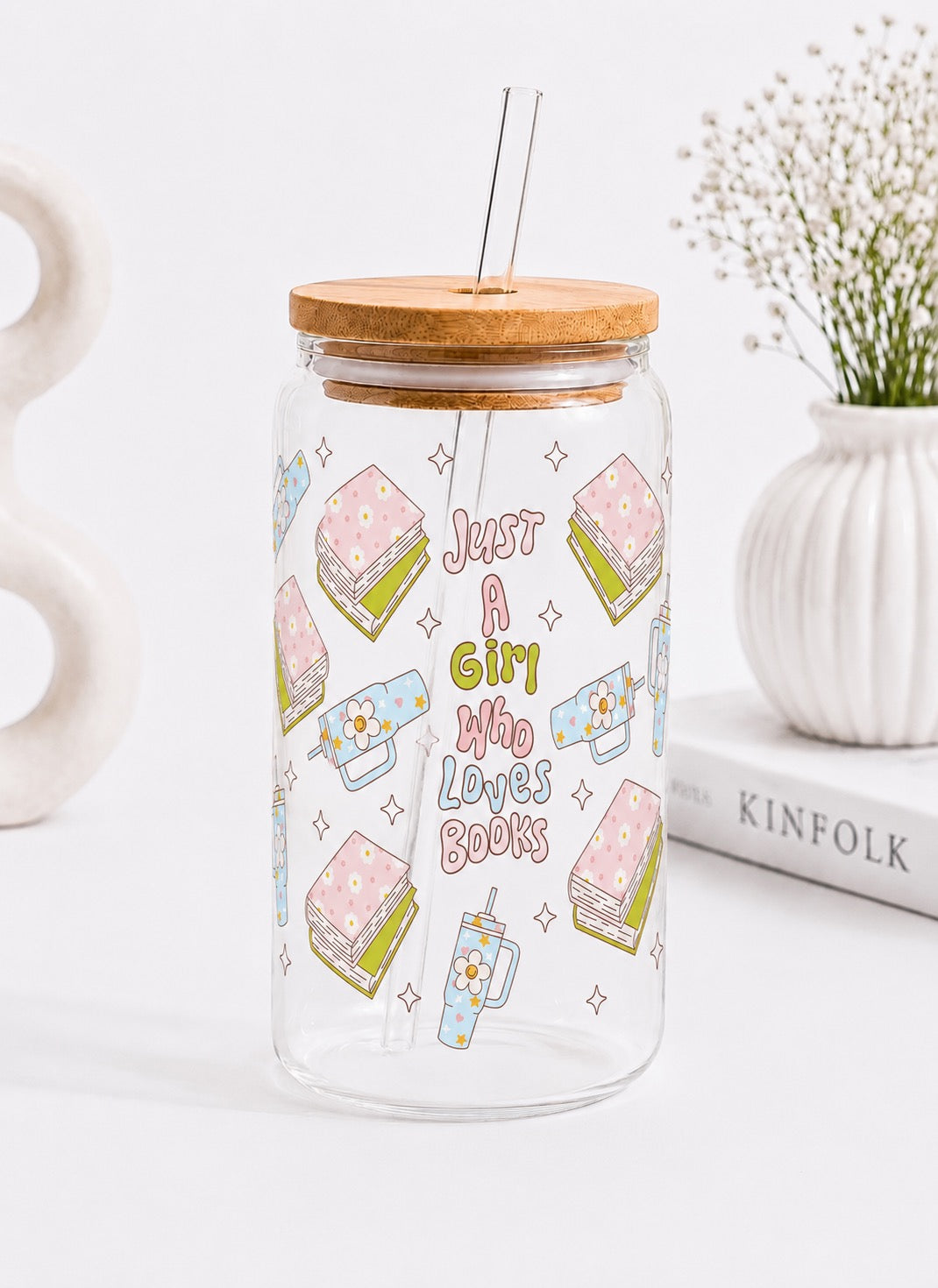 Just A Girl Who Loves Books Trinkglas| 16 oz Pre-Order