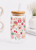 Strawberry Jam Trinkglas 🍓🌸| 16 oz Pre-Order