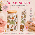 Cozy Fall Mushroom – Reading Set | Glas & Lesezeichen