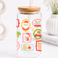 Christmas Potraits Trinkglas | 16 oz