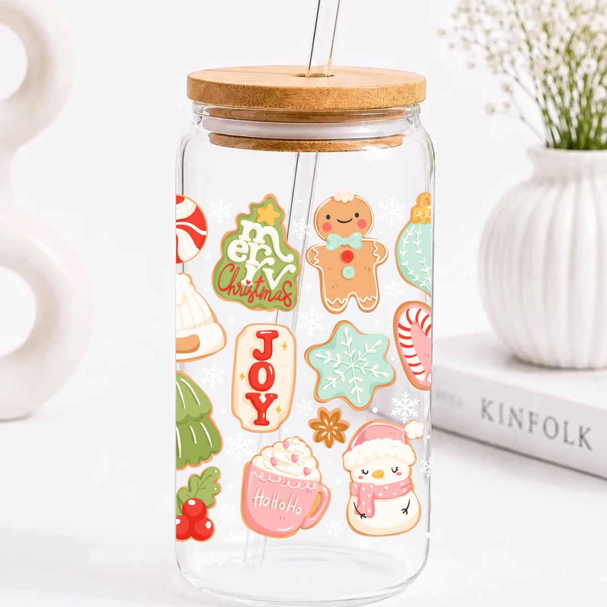 Christmas Sugar Cookies Trinkglas | 16 oz