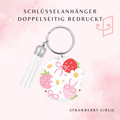 Strawberry Bloom Schlüsselanhänger 🍓🌼🎀