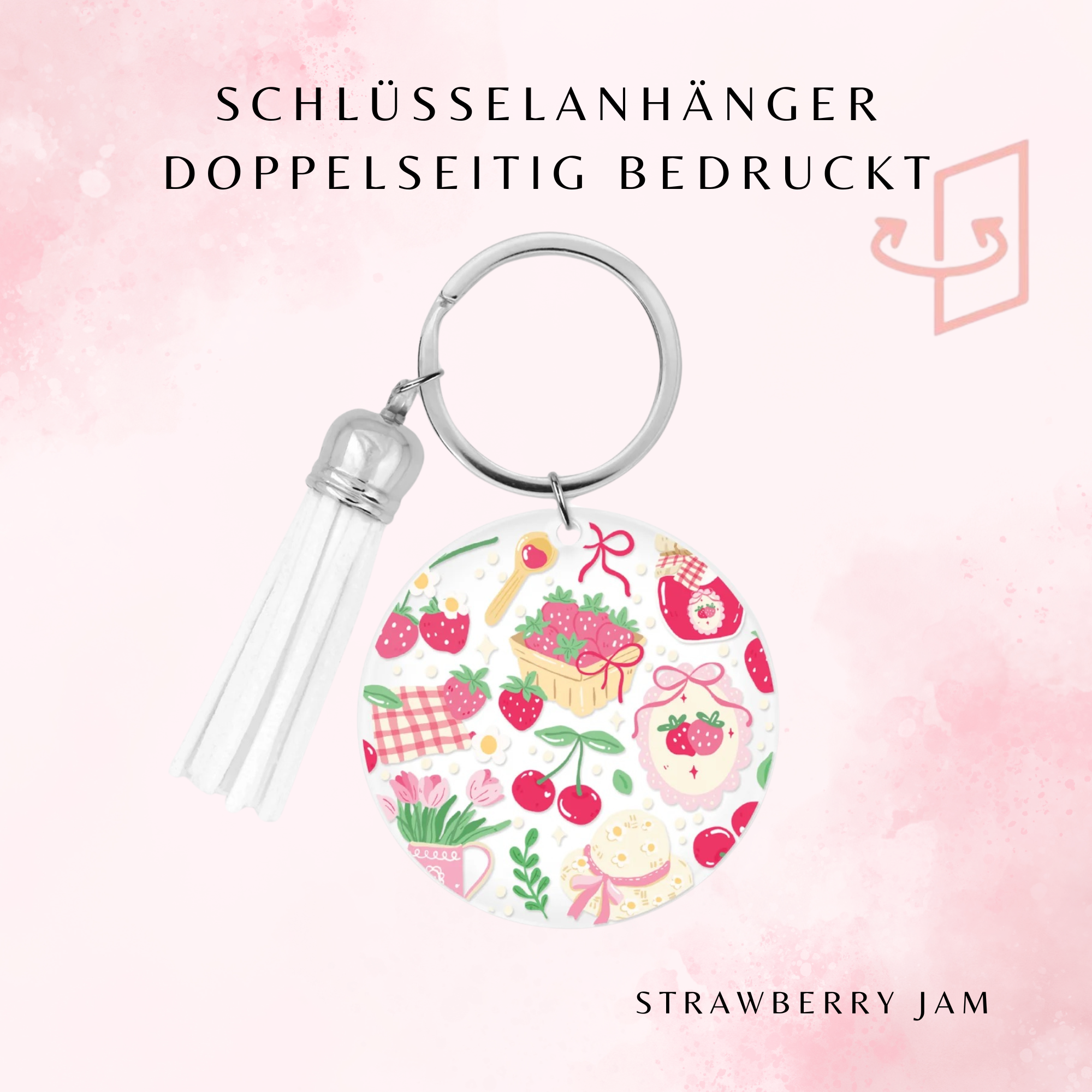 Strawberry Jam Schlüsselanhänger 🍓🍒🎀