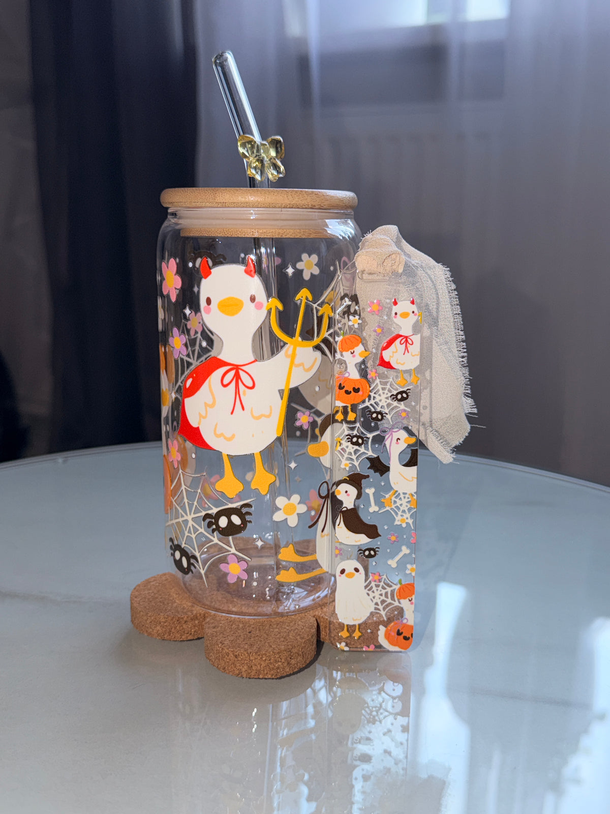 Spooky Silly Goose – Reading Set | Glas & Lesezeichen