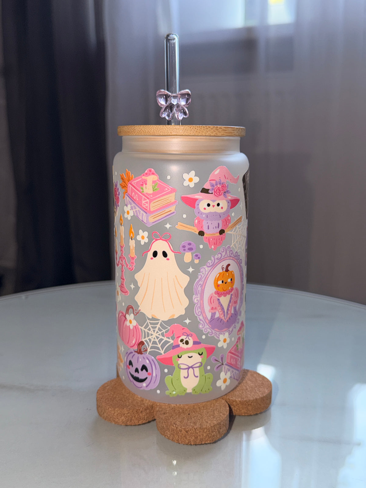 Halloween Mirror Trinkglas | 16 oz