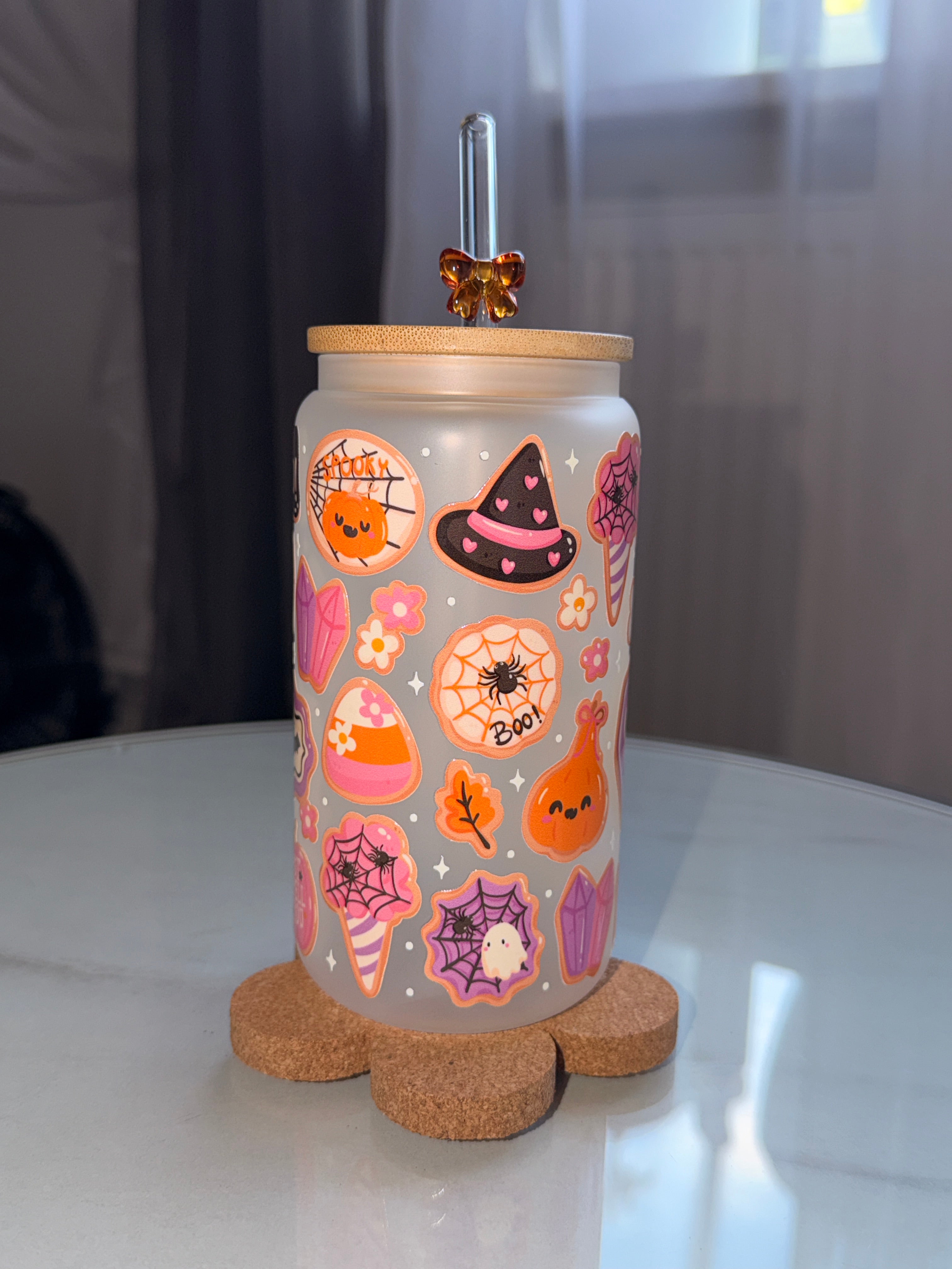 Ghost Cookies Trinkglas | 16 oz