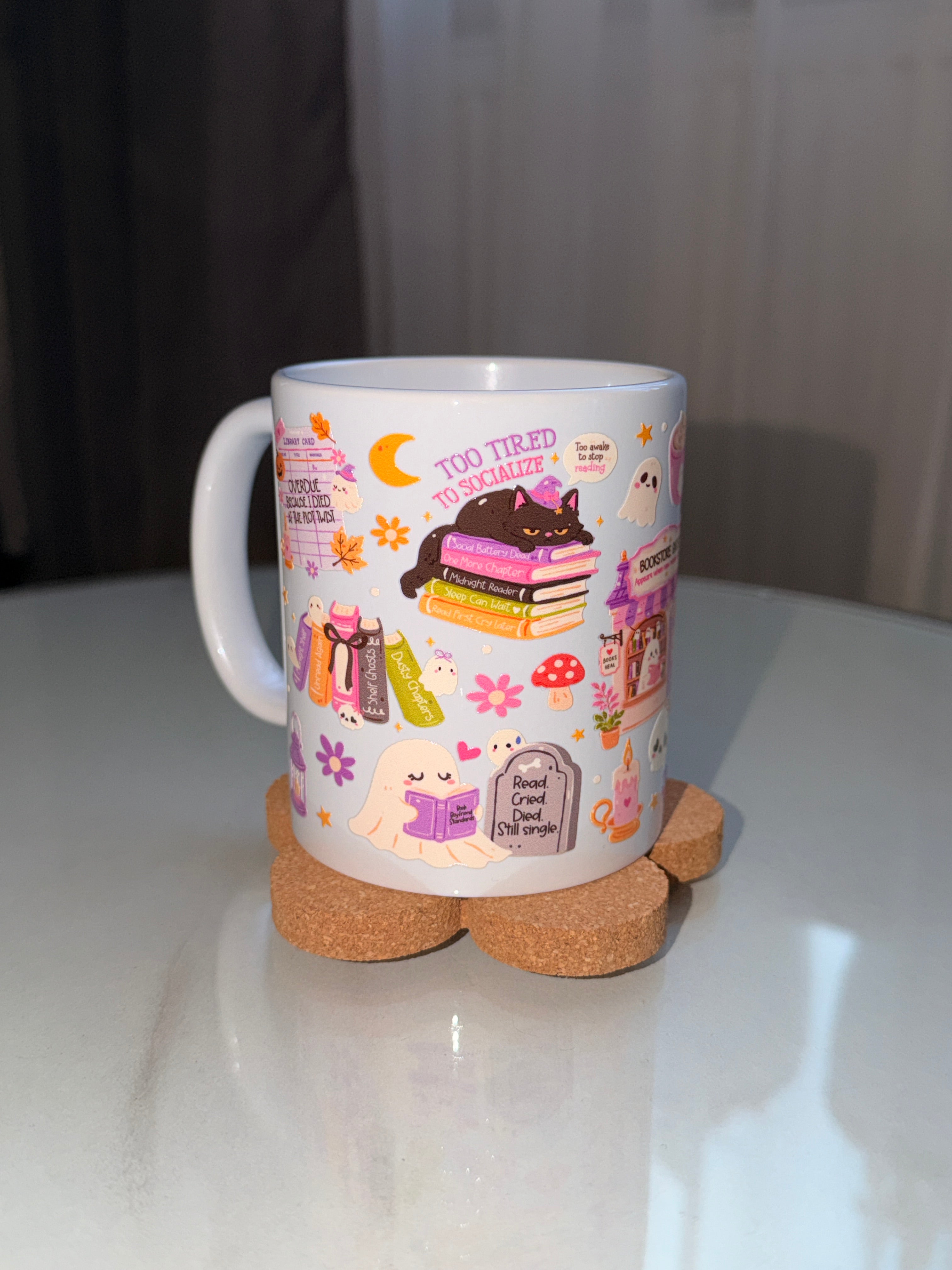 Halloween Books Keramiktasse | 11 oz