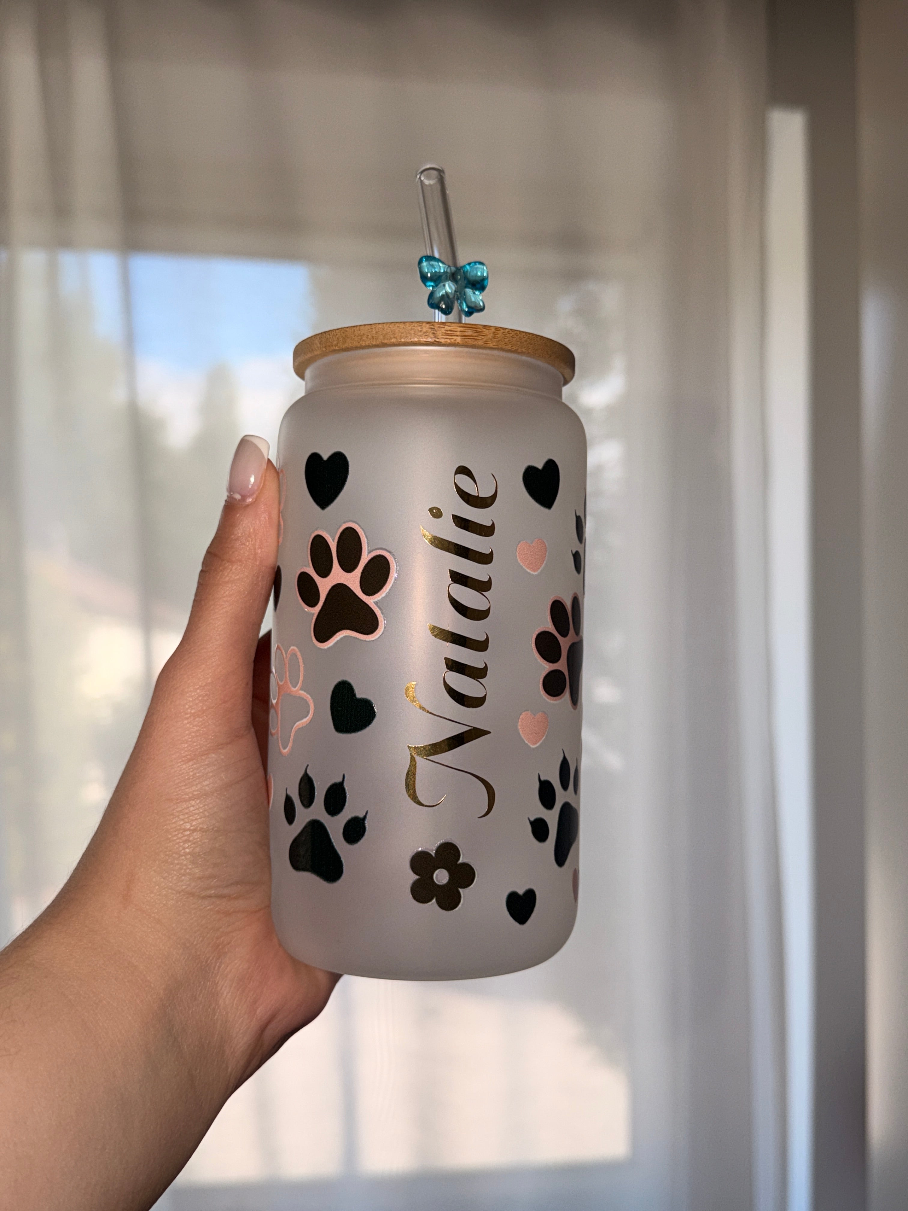 Dein persönliches Live-Trinkglas 🍓🍋🍊 | 16 oz