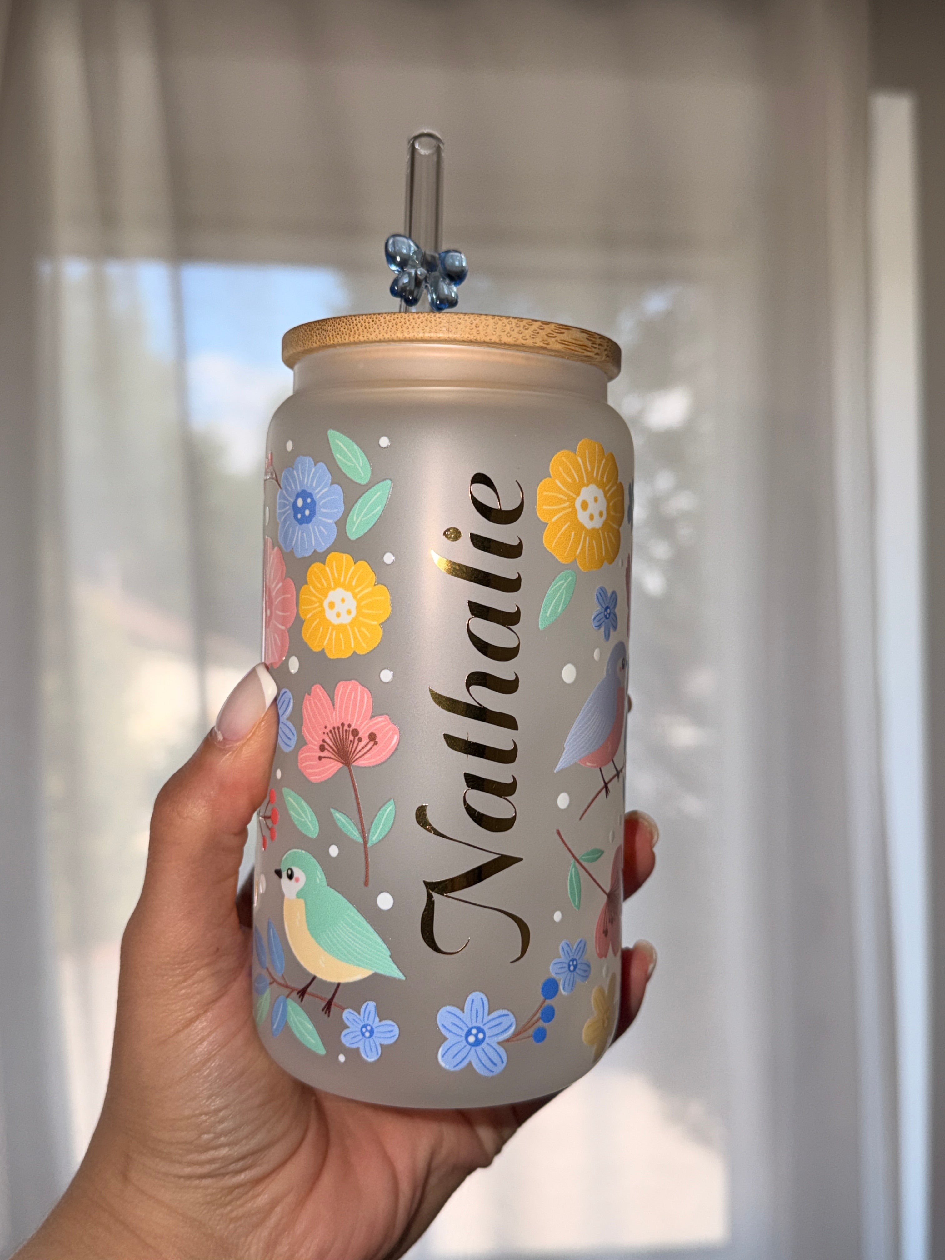 Dein persönliches Live-Trinkglas 🍓🍋🍊 | 16 oz