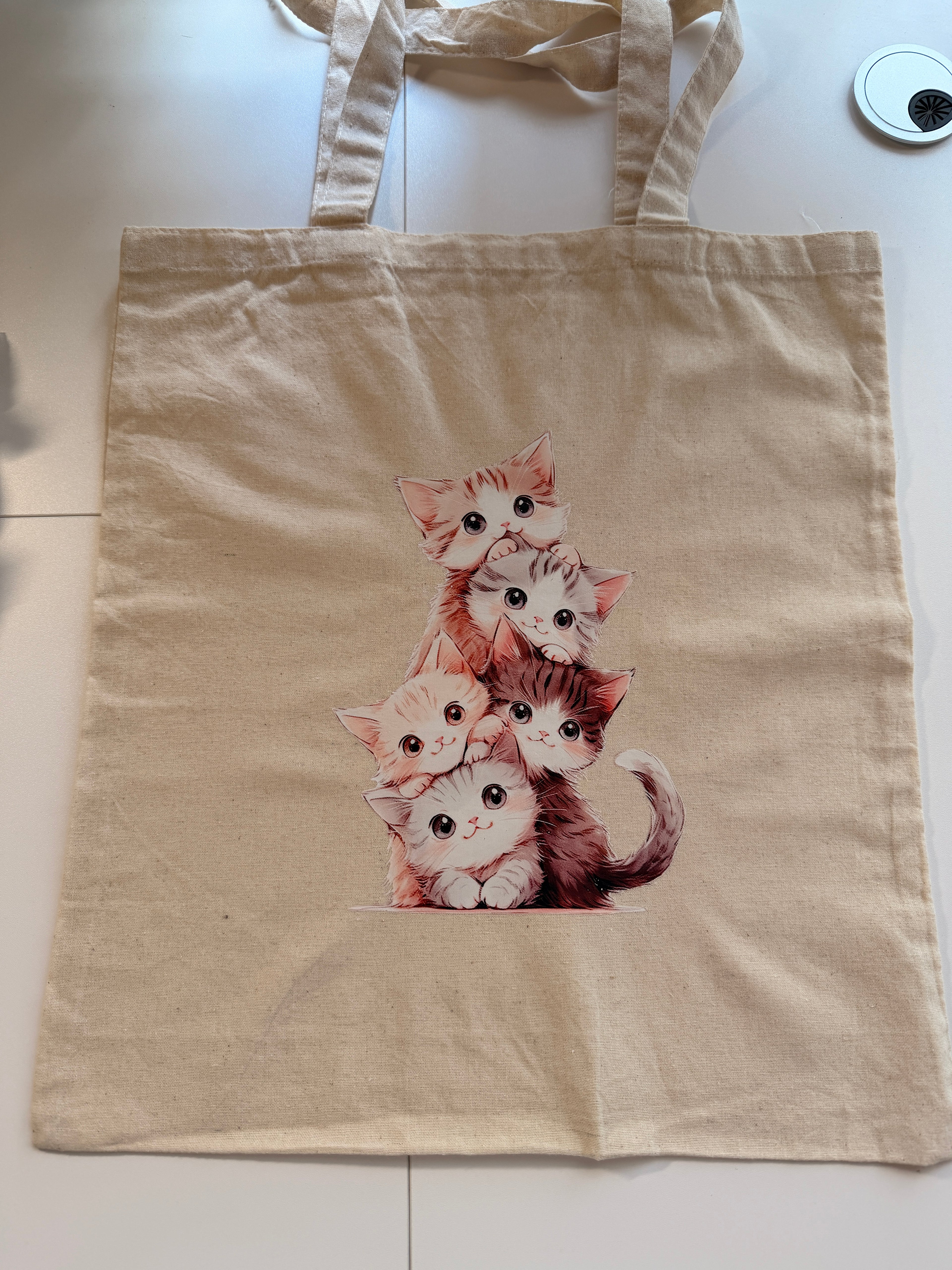 🐱💕 Süße Katzen Tote Bag – Das perfekte Accessoire für Katzenliebhaber