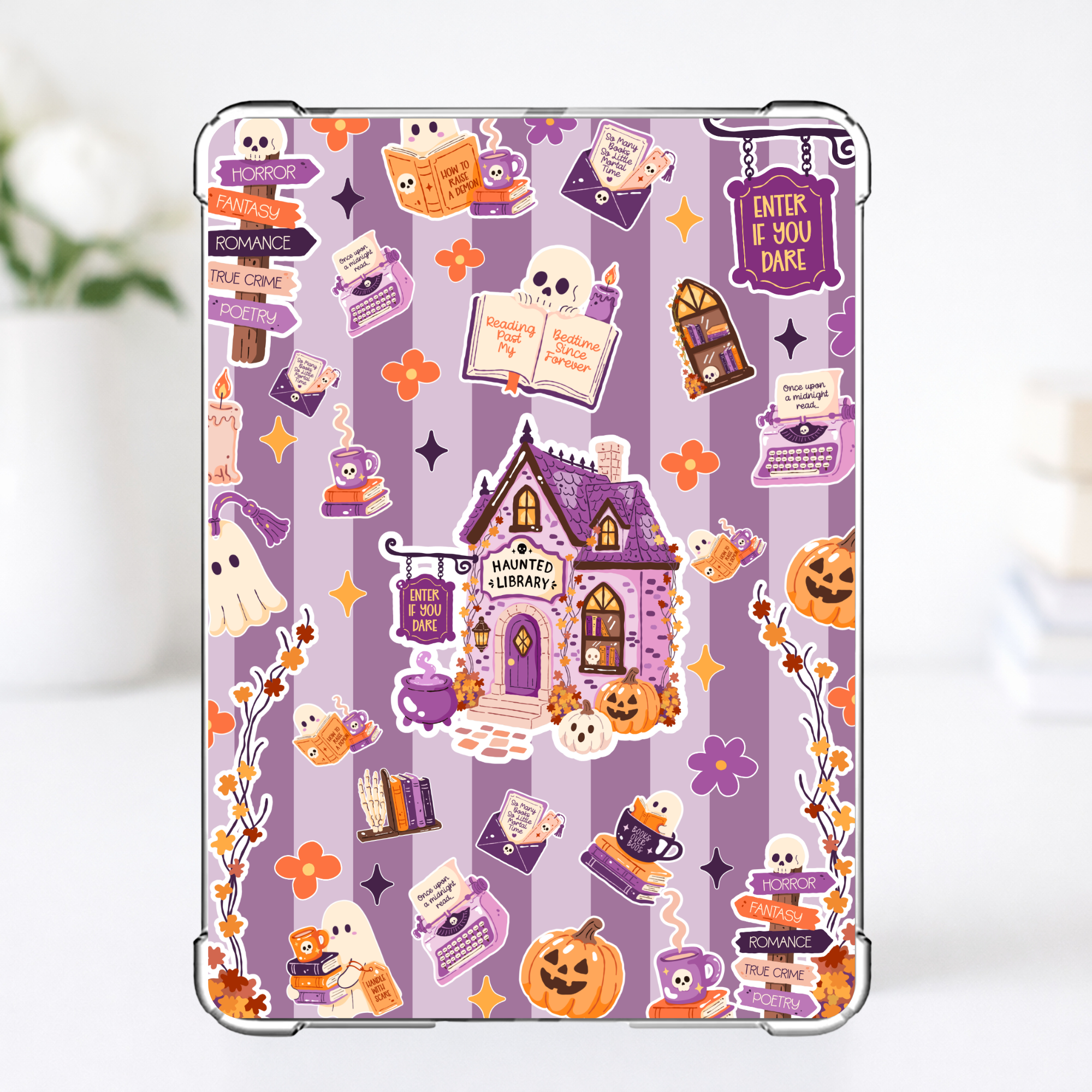 Ghostly Book Kindle Insert