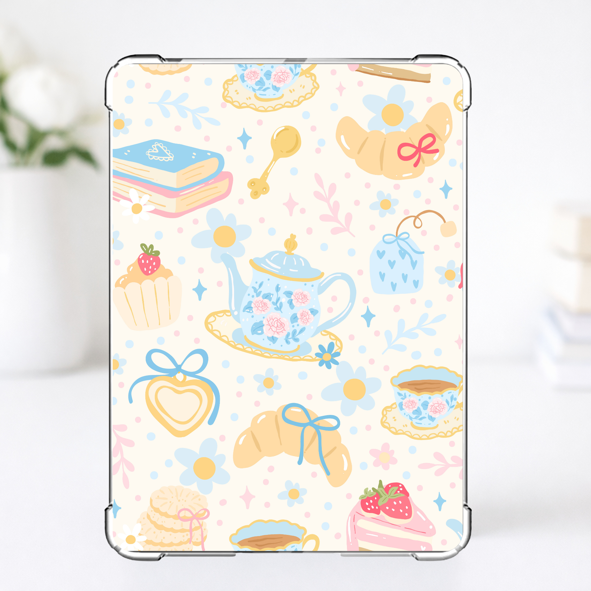 Blue Coquette Tea Time Kindle Insert