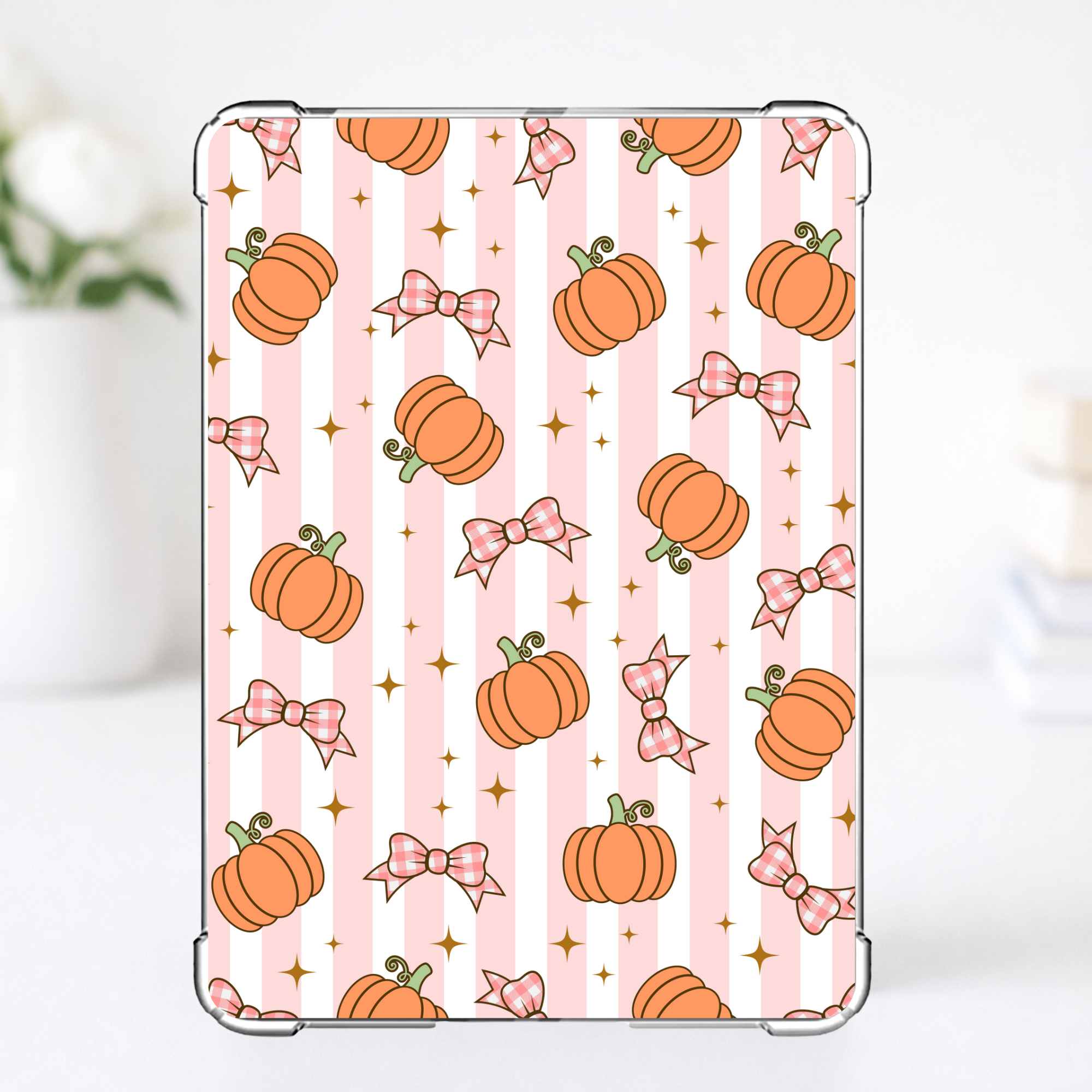 Pumpkin Bow Kindle Insert