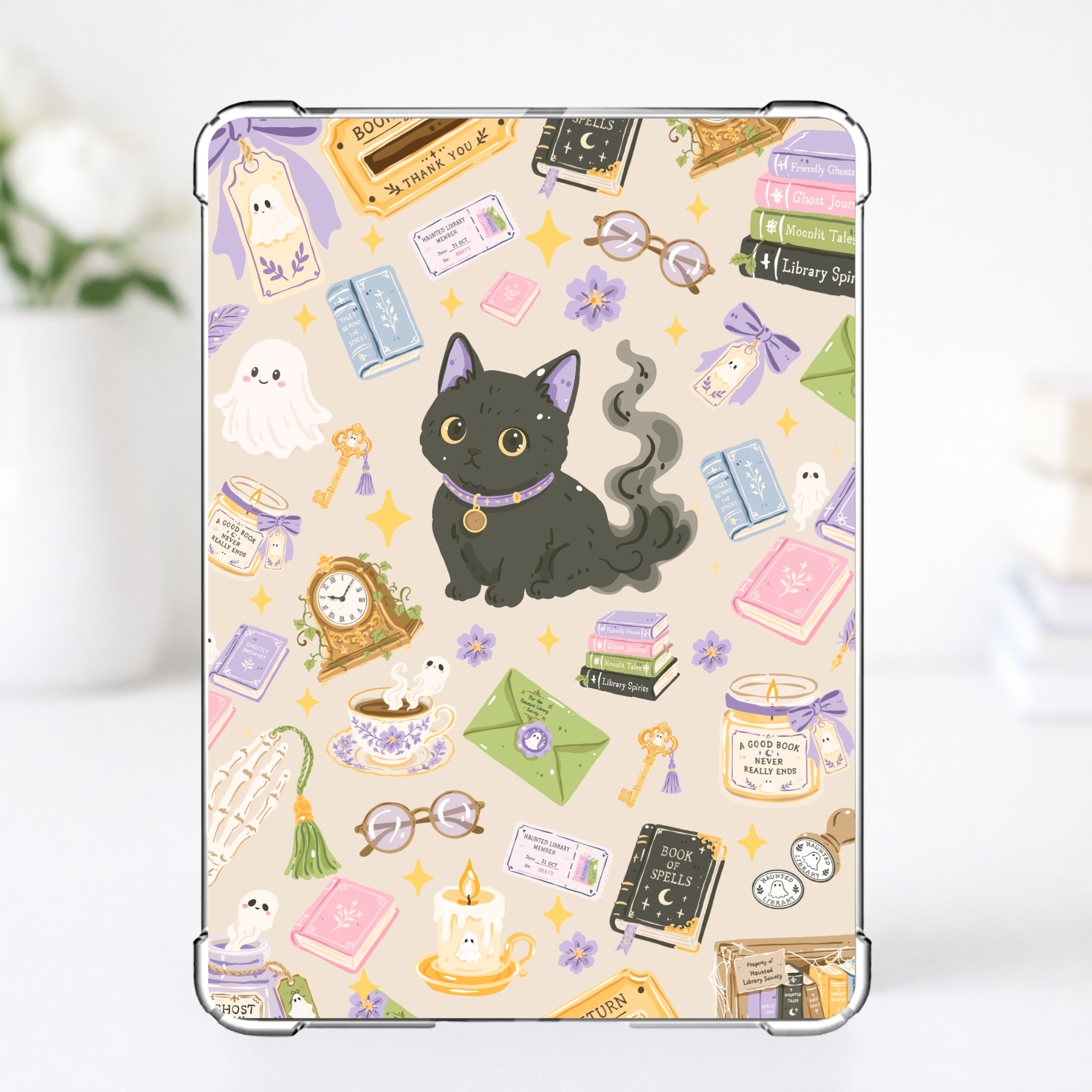 Cat Ghost Kindle Insert
