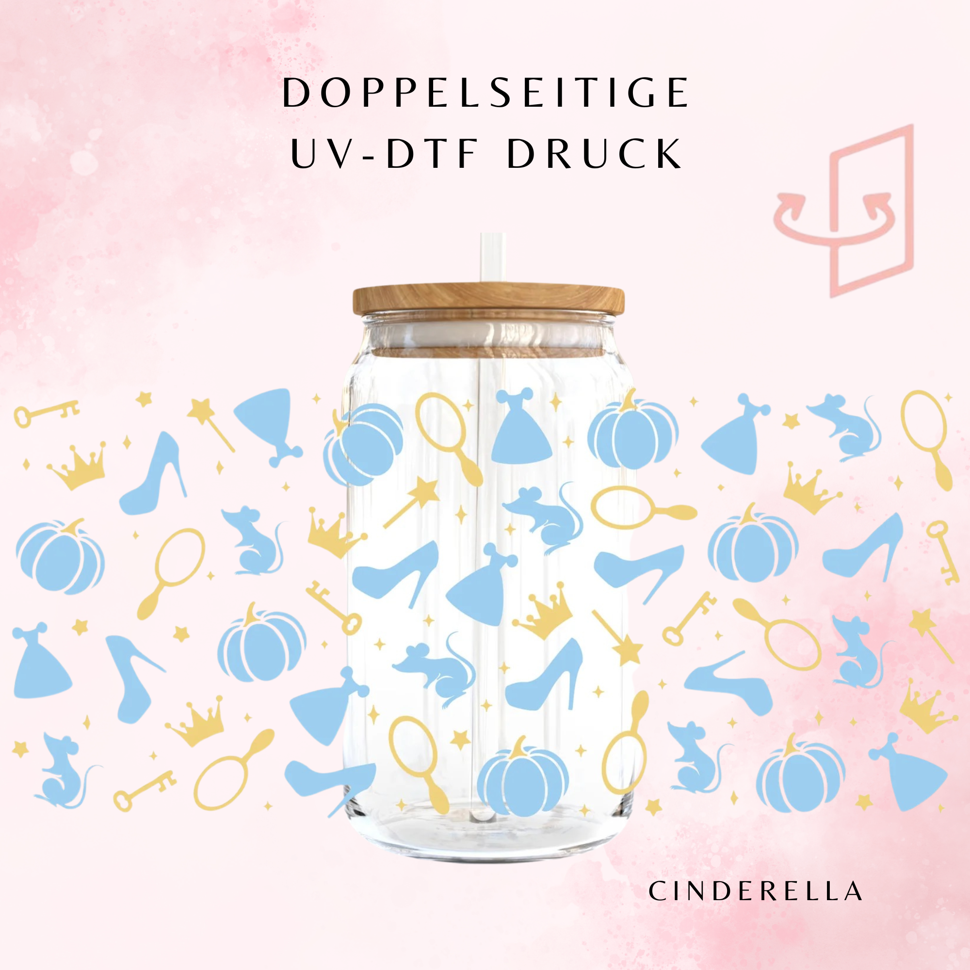Cinderella Trinkglas | 16 oz