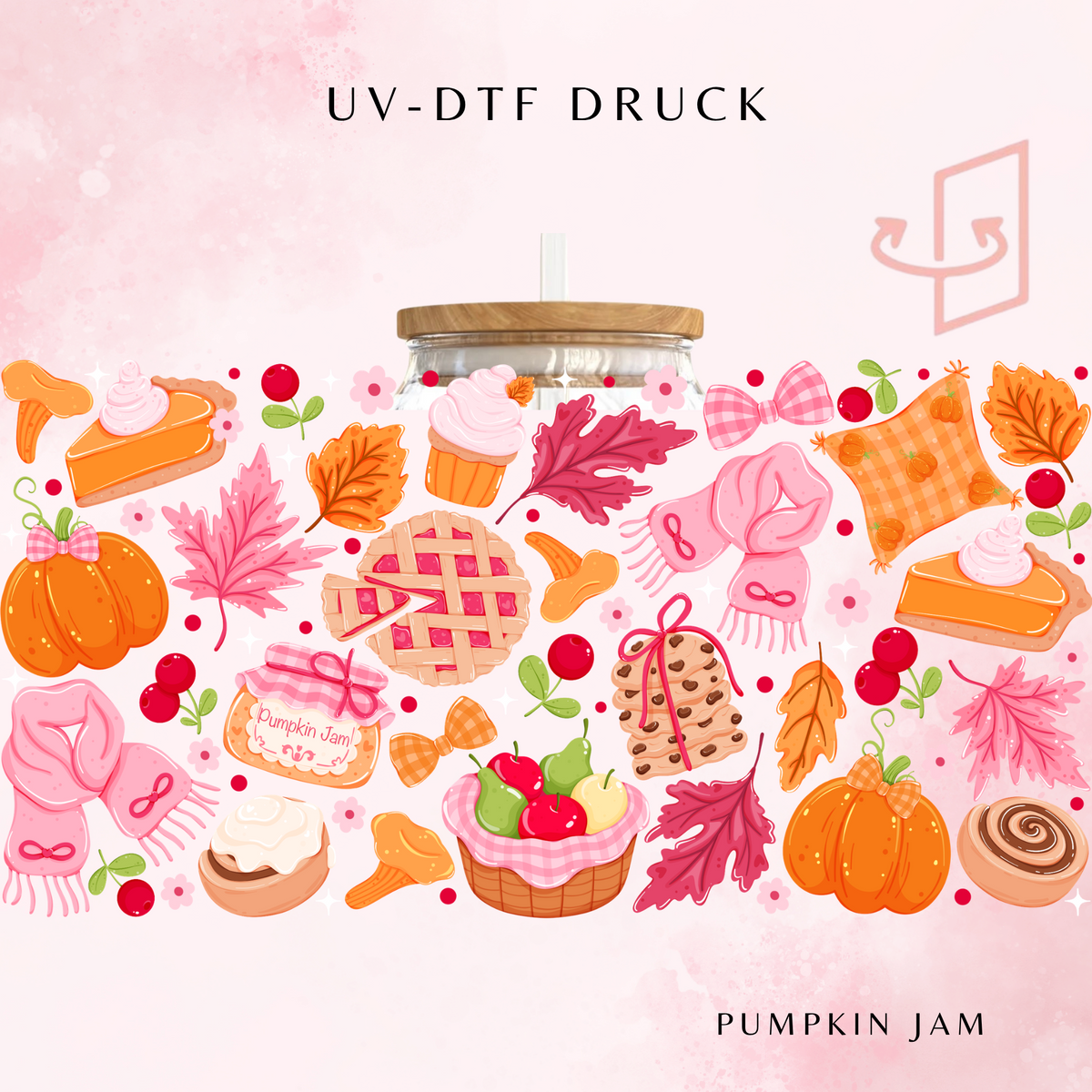 Pumpkin Jam Trinkglas | 16 oz