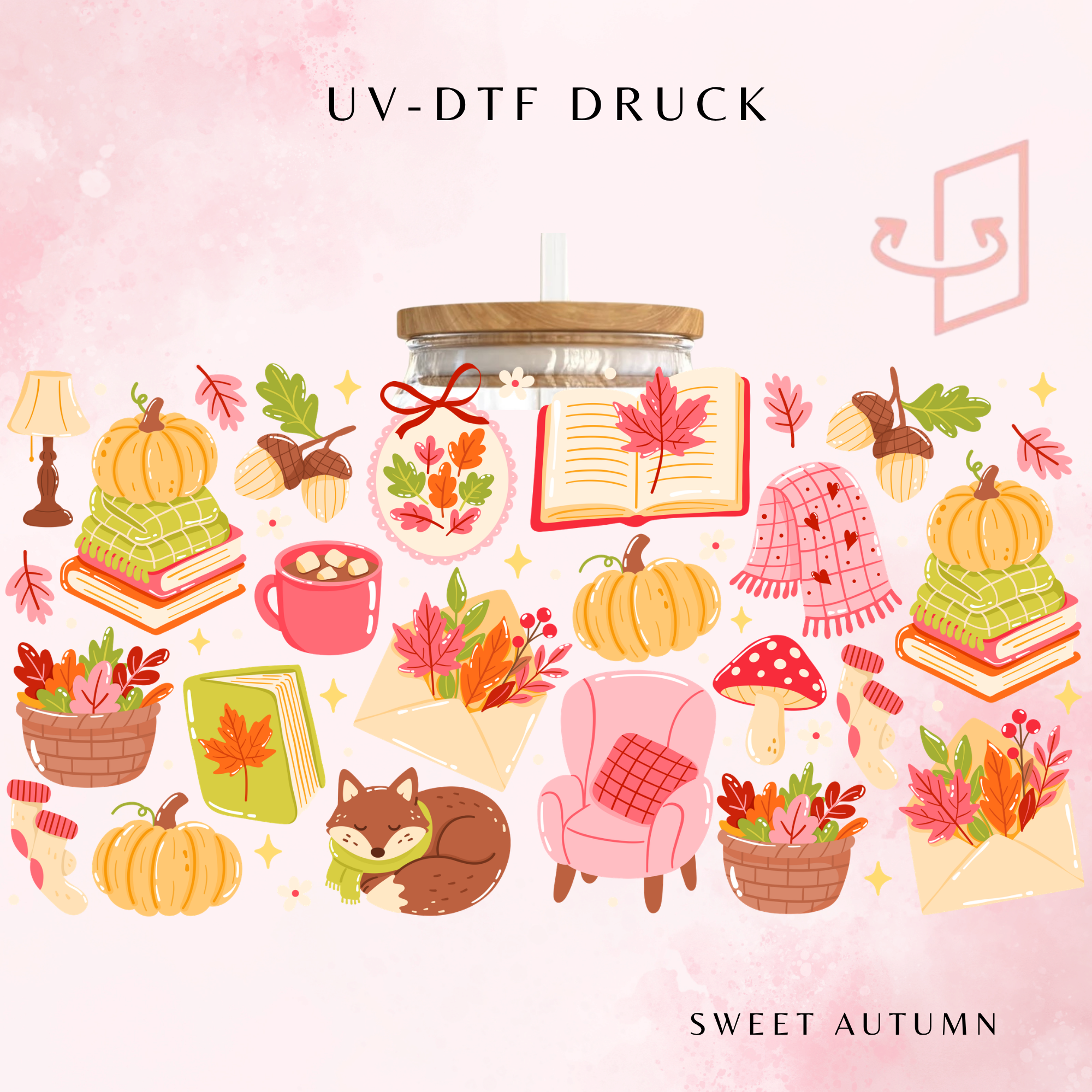 Sweet Autumn Trinkglas | 16 oz