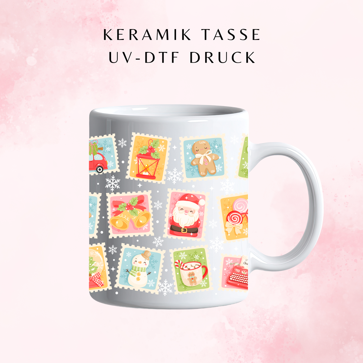 Christmas Stamp Keramiktasse | 11 oz