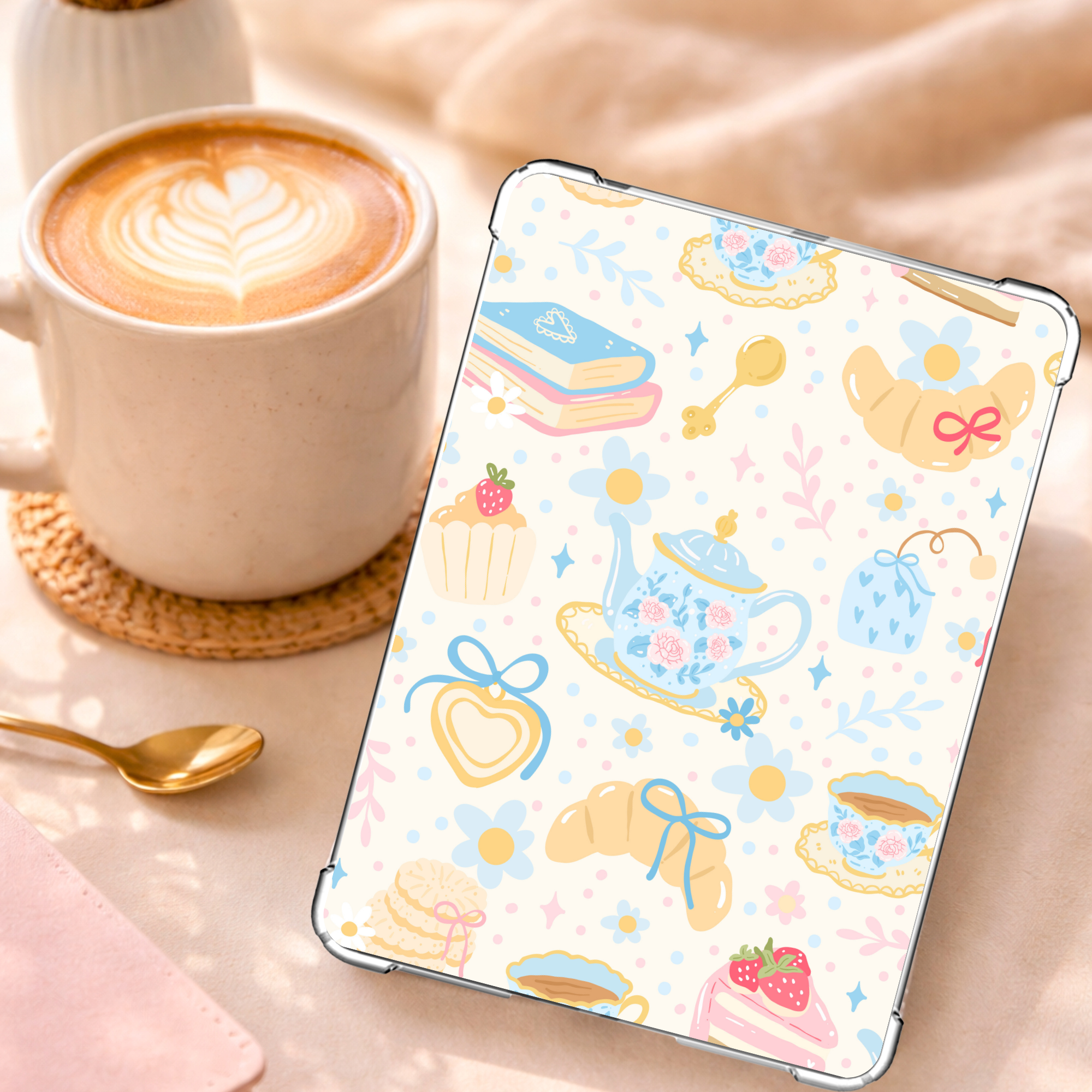 Blue Coquette Tea Time Kindle Insert