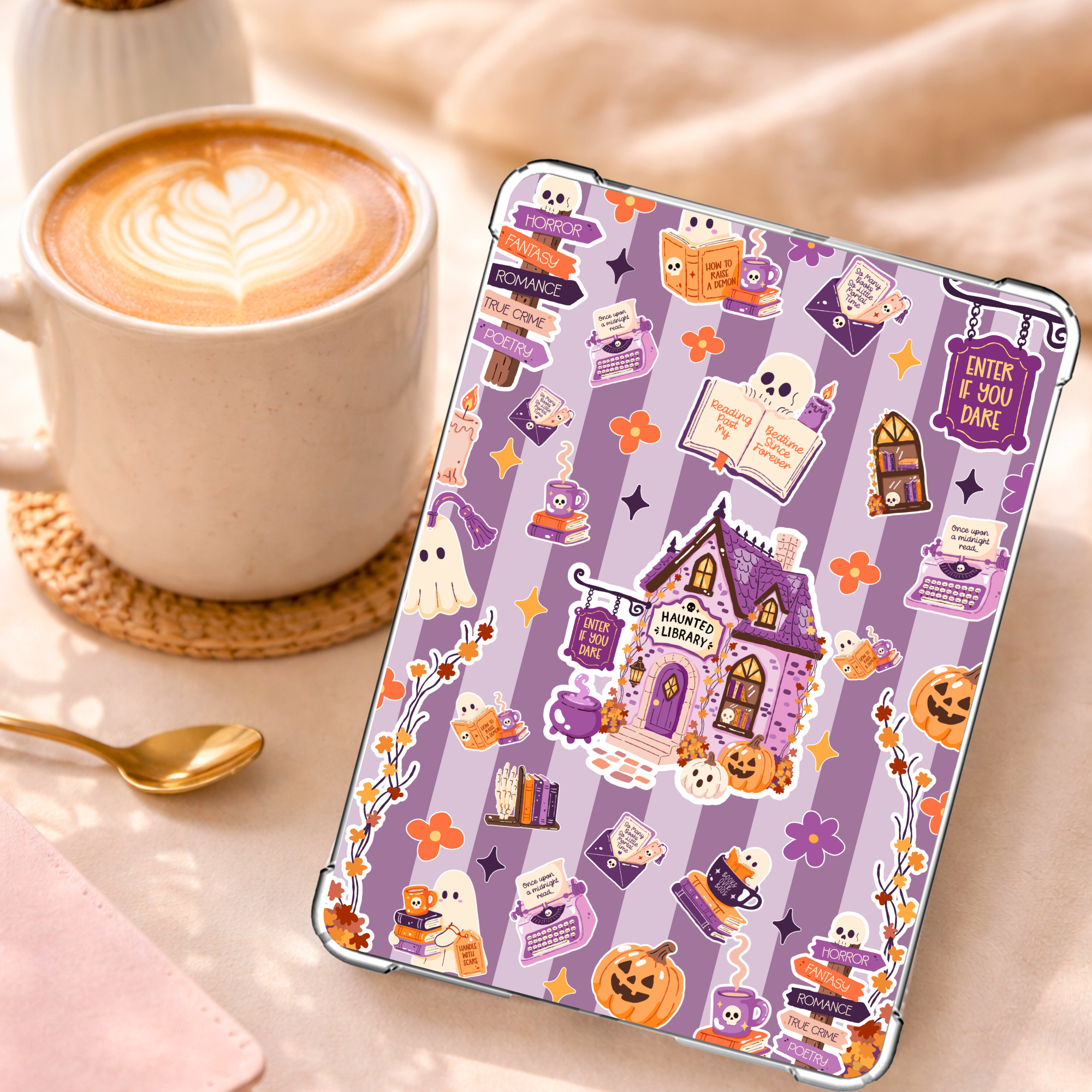 Ghostly Book Kindle Insert
