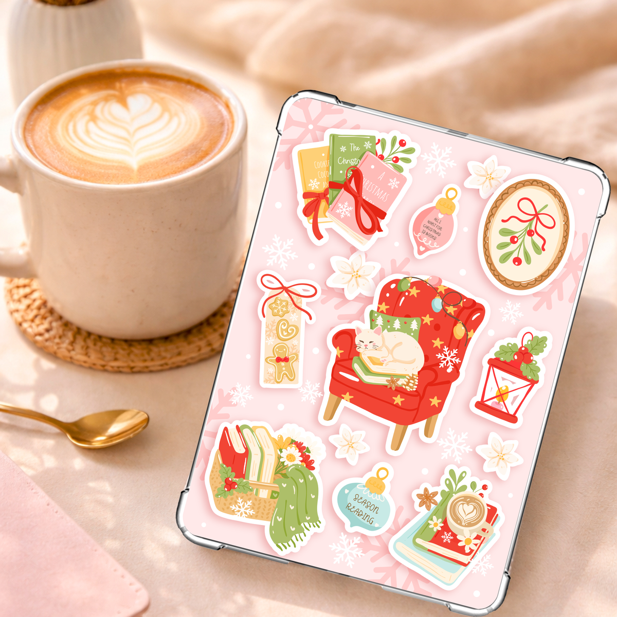 Christmas Book Club Kindle Motiv 1