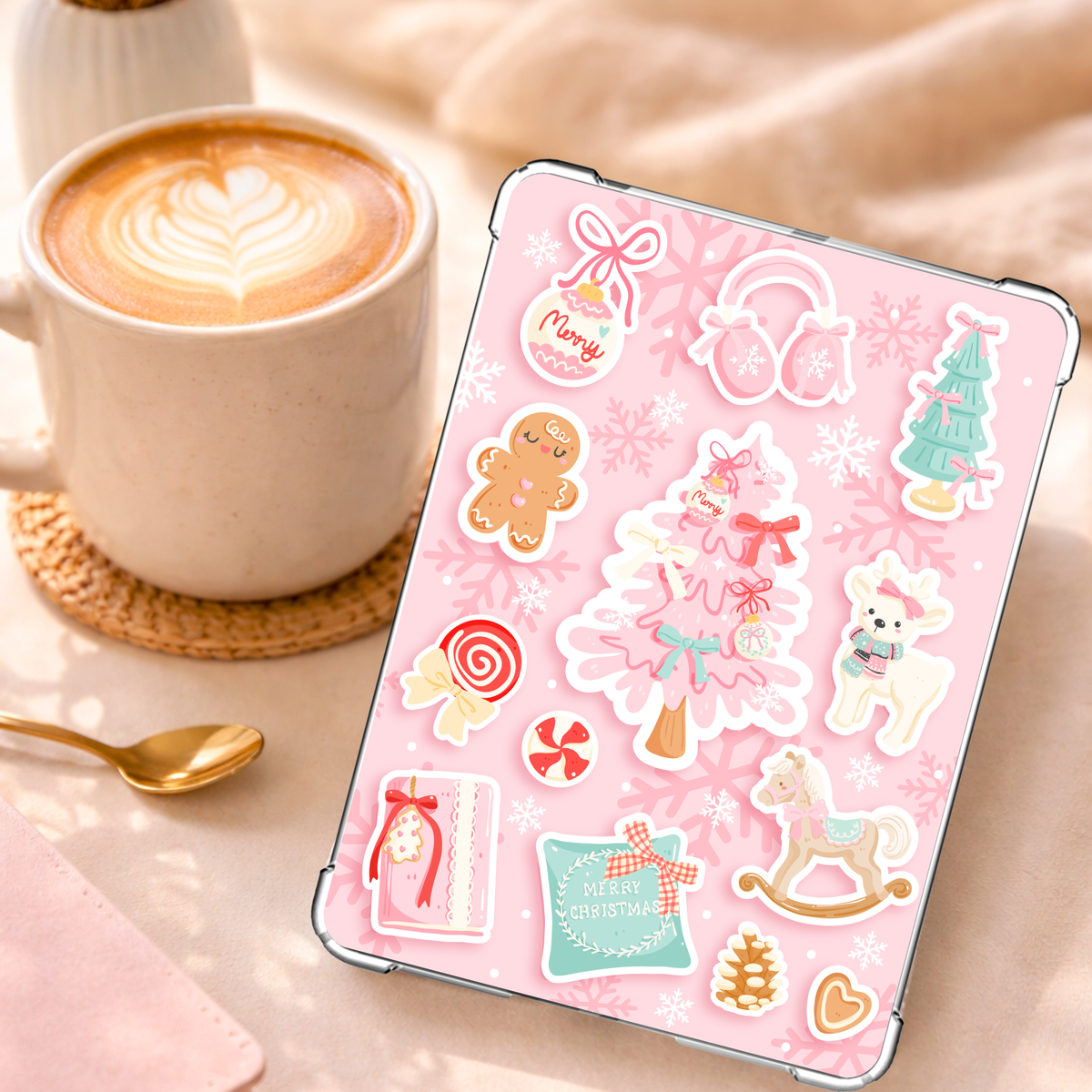 Christmas Messy Coquette Kindle Motiv 1