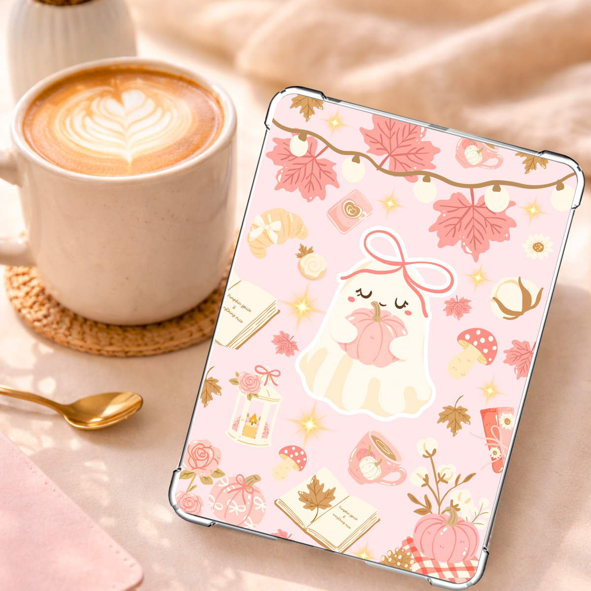 Cozy Blush Fall Kindle Insert