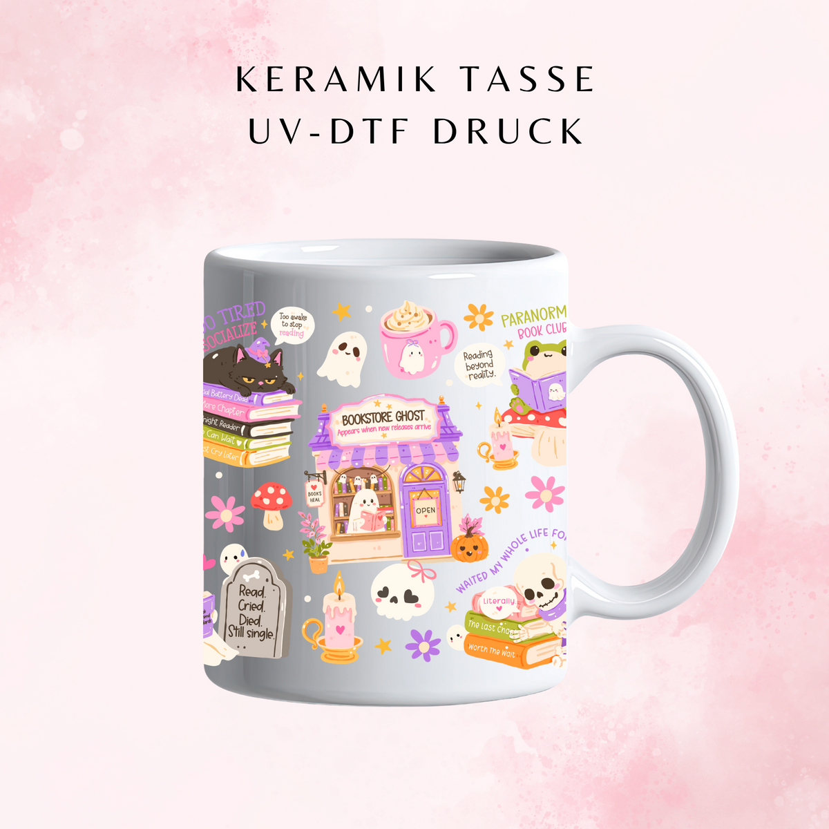 Halloween Books Keramiktasse | 11 oz