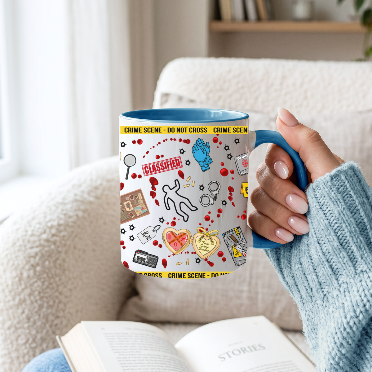 Crime Keramiktasse | 11 oz